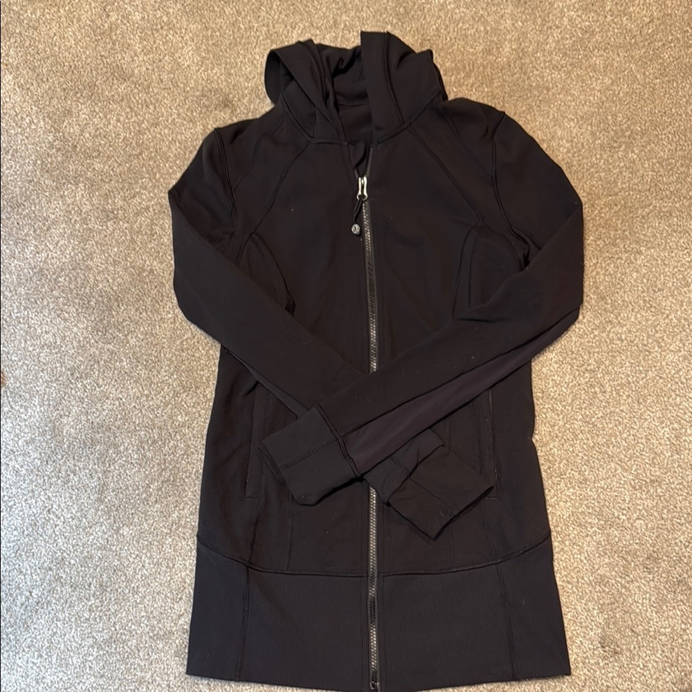 Lululemon Black Hooded Zip-Up Jacket